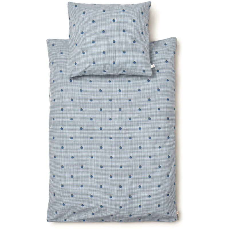 Flöss Light Blue Apple Gingham Ellis Dyne + Pute Junior