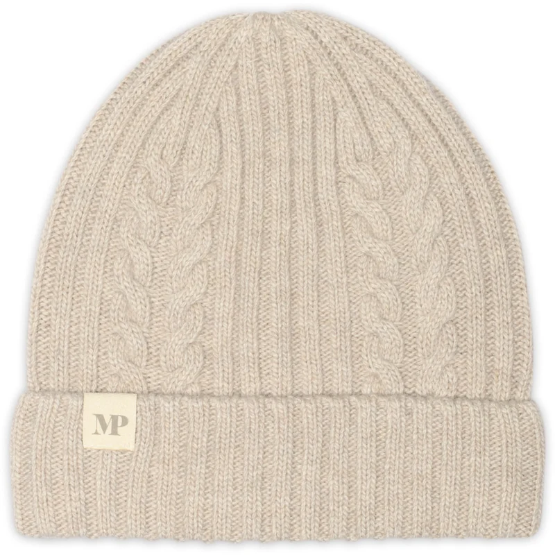 Mp Danmark Beige Melange Helsinki Beanie