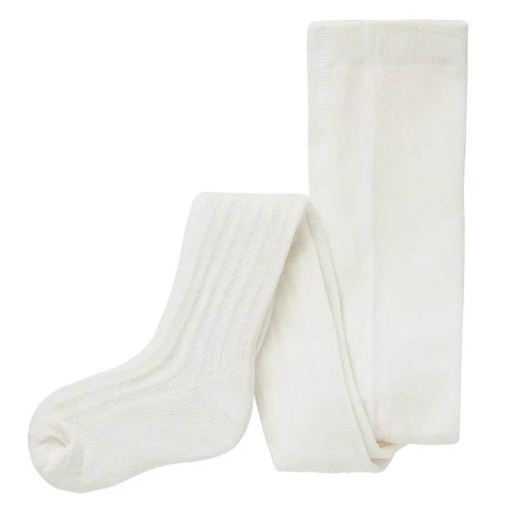 Pointelle sokkabuksur, Gentle White