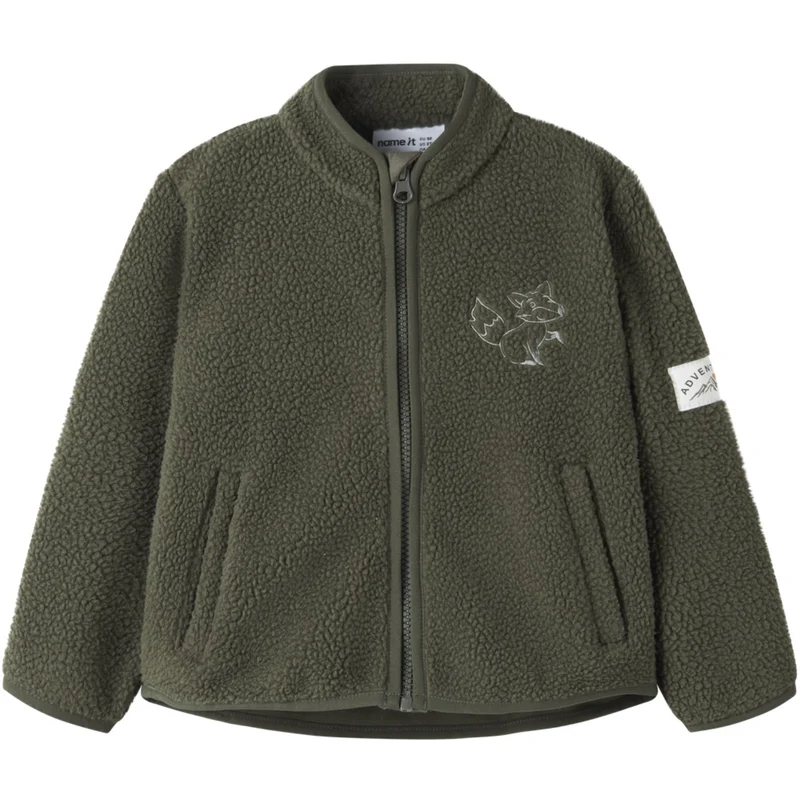Name It Olive Night Nmmowe Ls Nreg Teddy Card