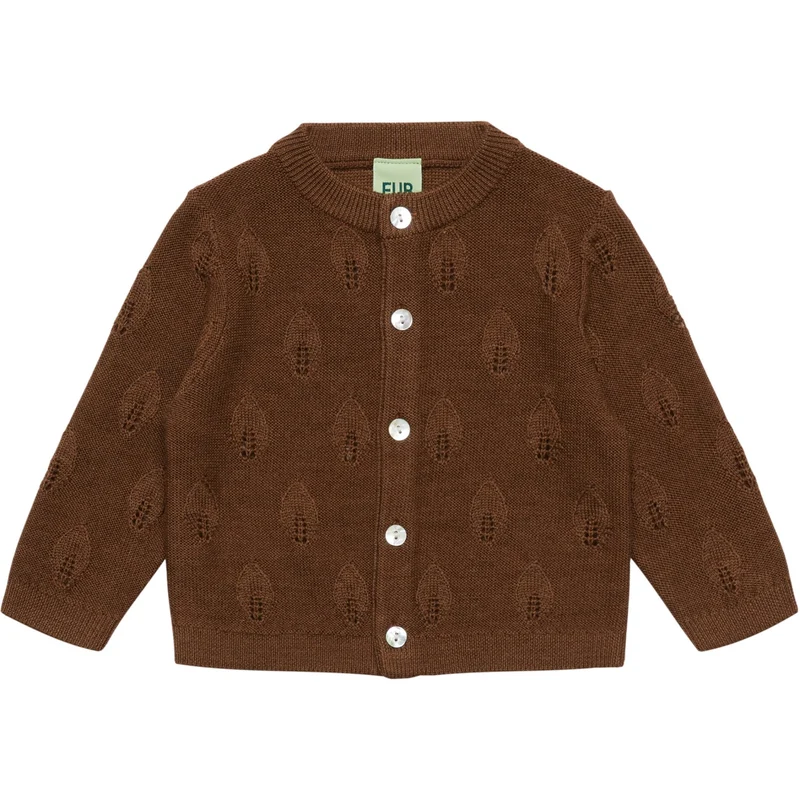 FUB Hazel Melange Baby Leaf Cardigan