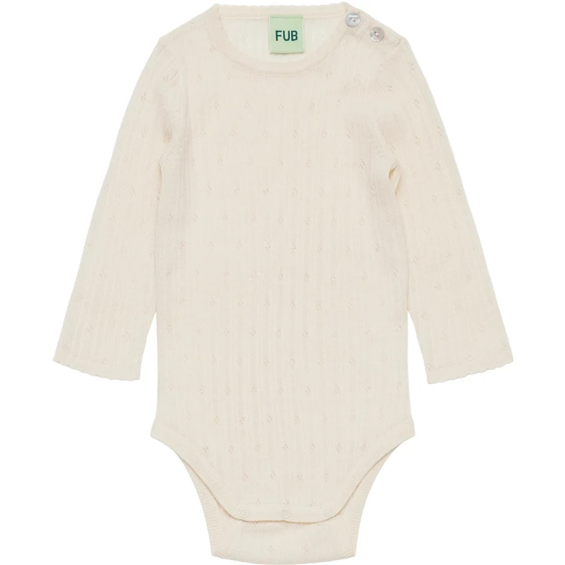 FUB Ecru Baby Pointelle Body