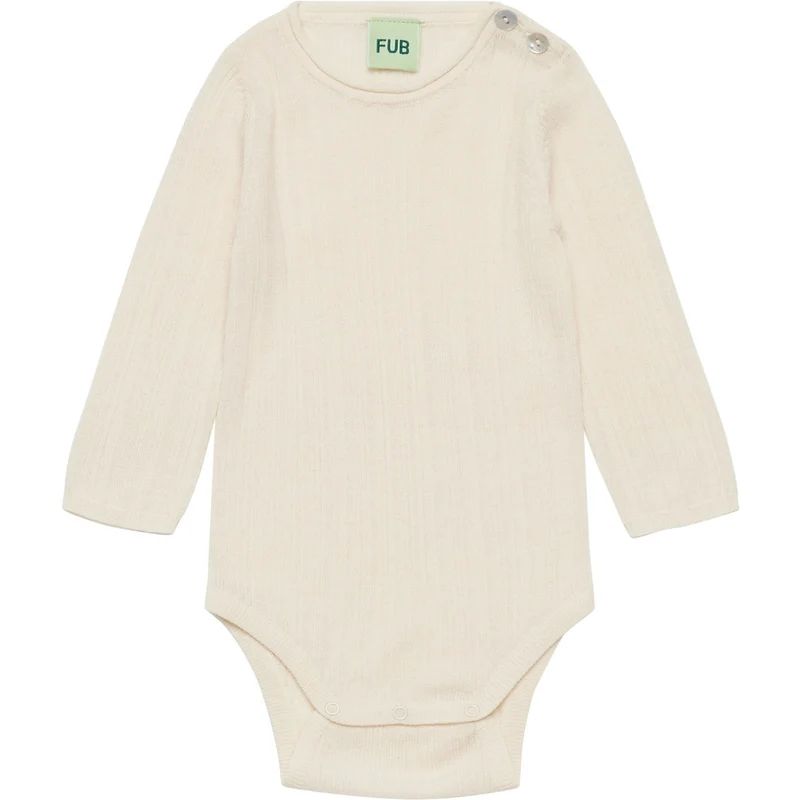 FUB Ecru Baby Rib Body