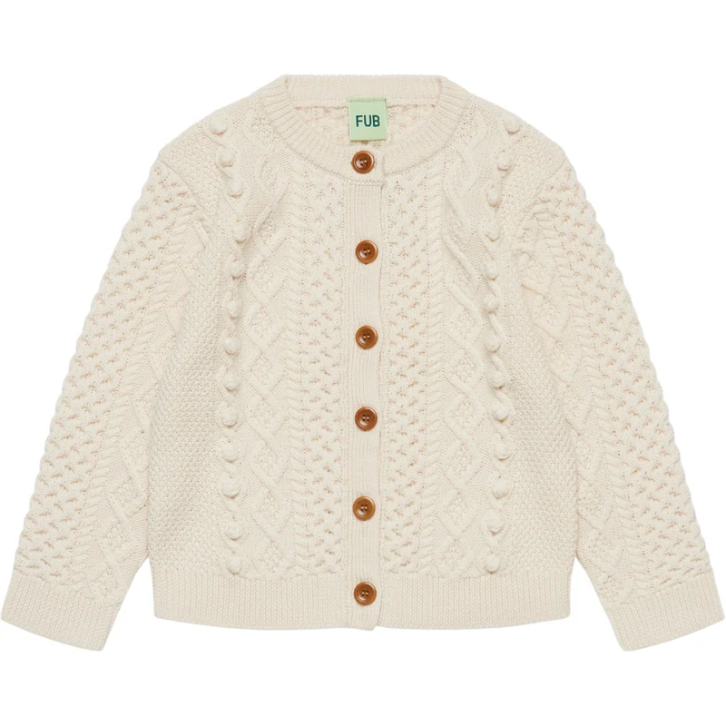 FUB Ecru Aran Cardigan