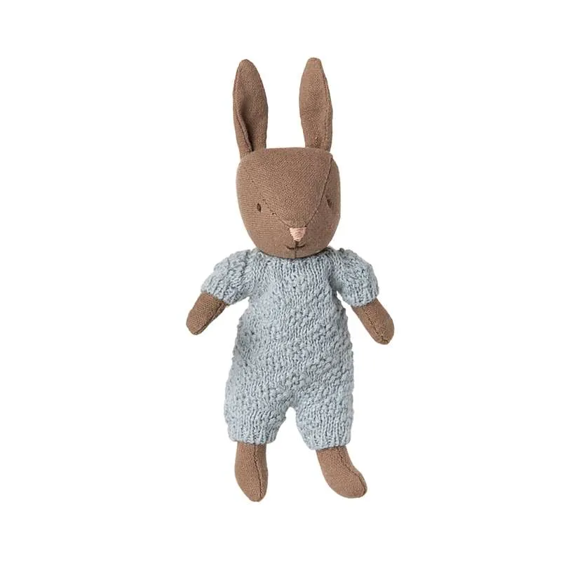 Maileg Hare - Micro - Brown - Blue