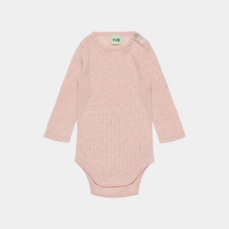 FUB Pale Rose Baby Pointelle Body