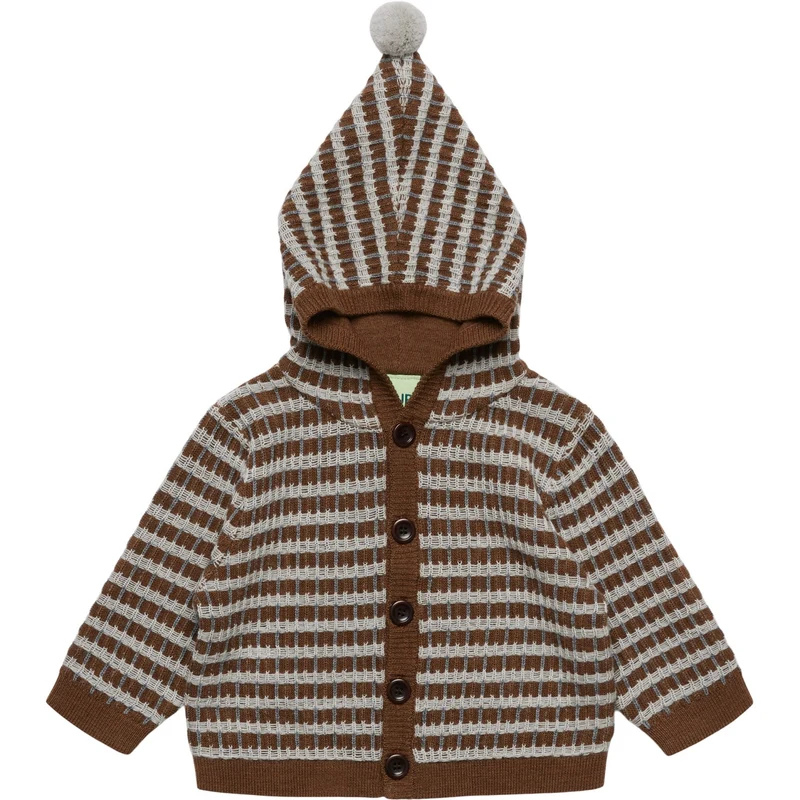 FUB Hazel Melange/ Light Grey Melange/Steel Baby Multi Cardigan