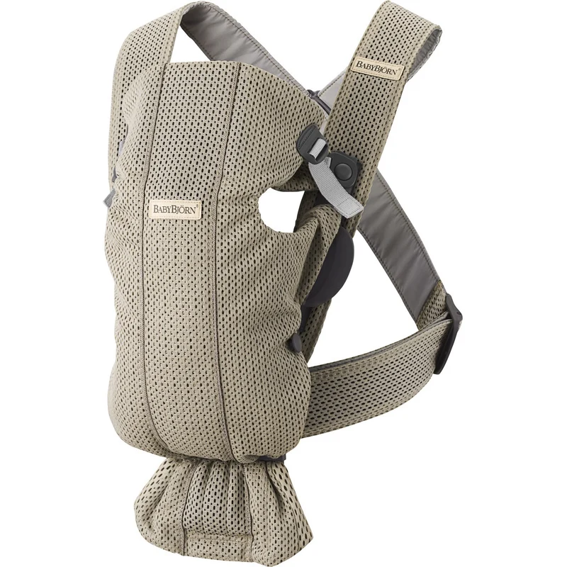 BabyBjörn Grey Beige Baby-bærer Mini