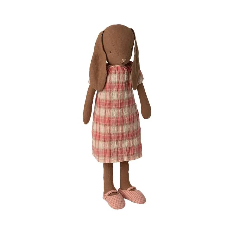 Maileg Rabbit - sz. 3 - Dress - Brun