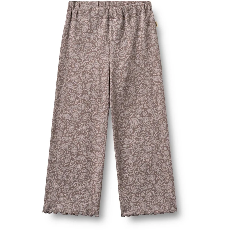 Wheat Purple Plum Paisley Jersey Bukser Ela