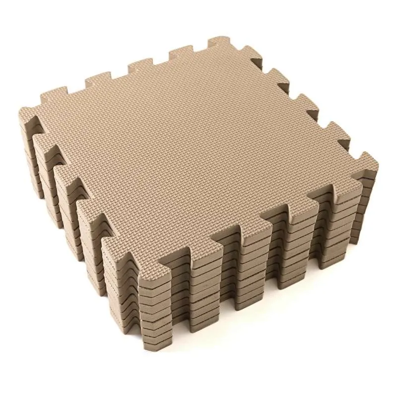 Kid'oh foam play mat - 9 pieces - Nougat