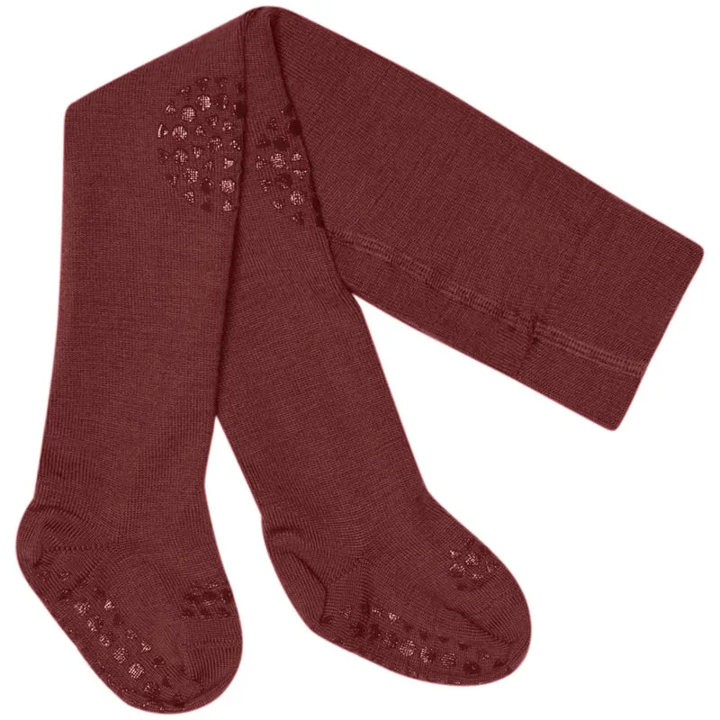 Gobabygo Grape Skin Crawling Strømpebukser Merino Ull