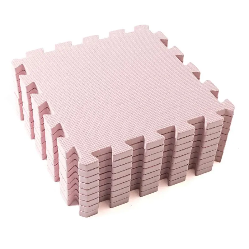 Kid'oh foam play mat - 9 pieces - Dusty Rose