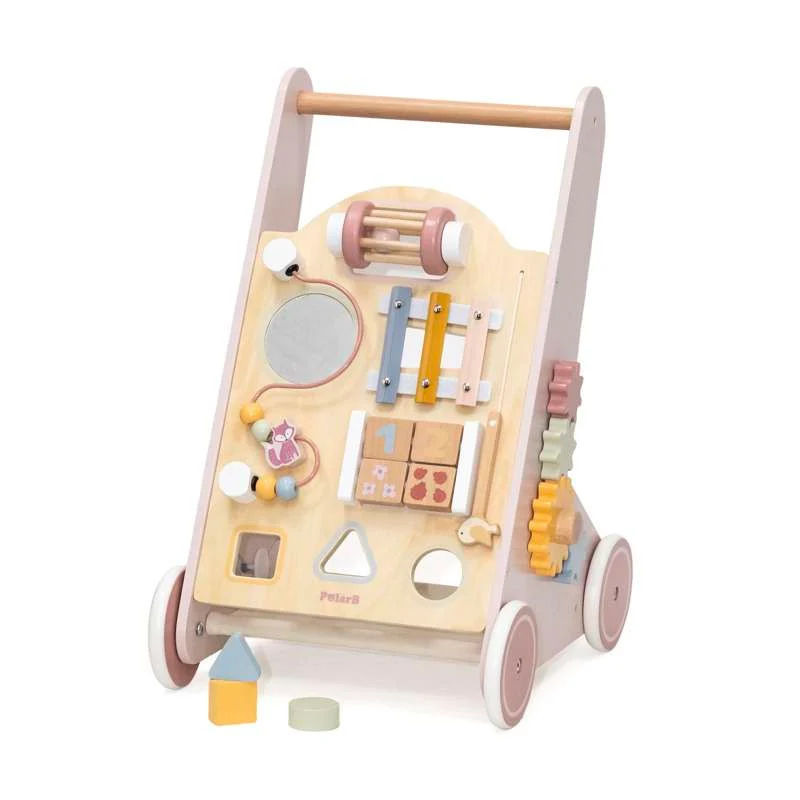 Kid'oh Walker with Activity Toy - 2-in-1 - Pink