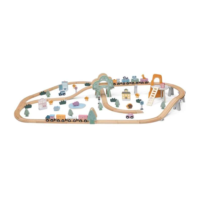 Kid'oh Train set - 92 pieces