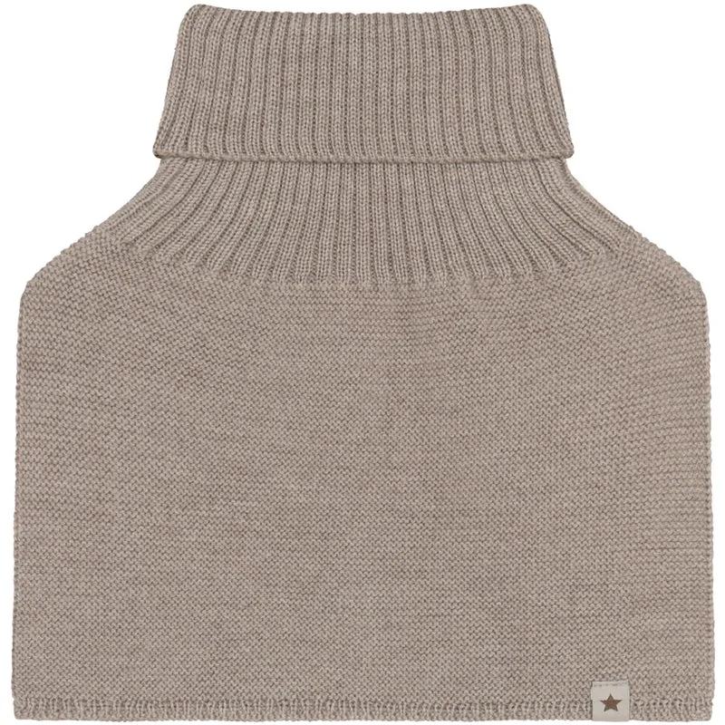 Huttelihut Camel Melange Neck Warmer Ull Strikk