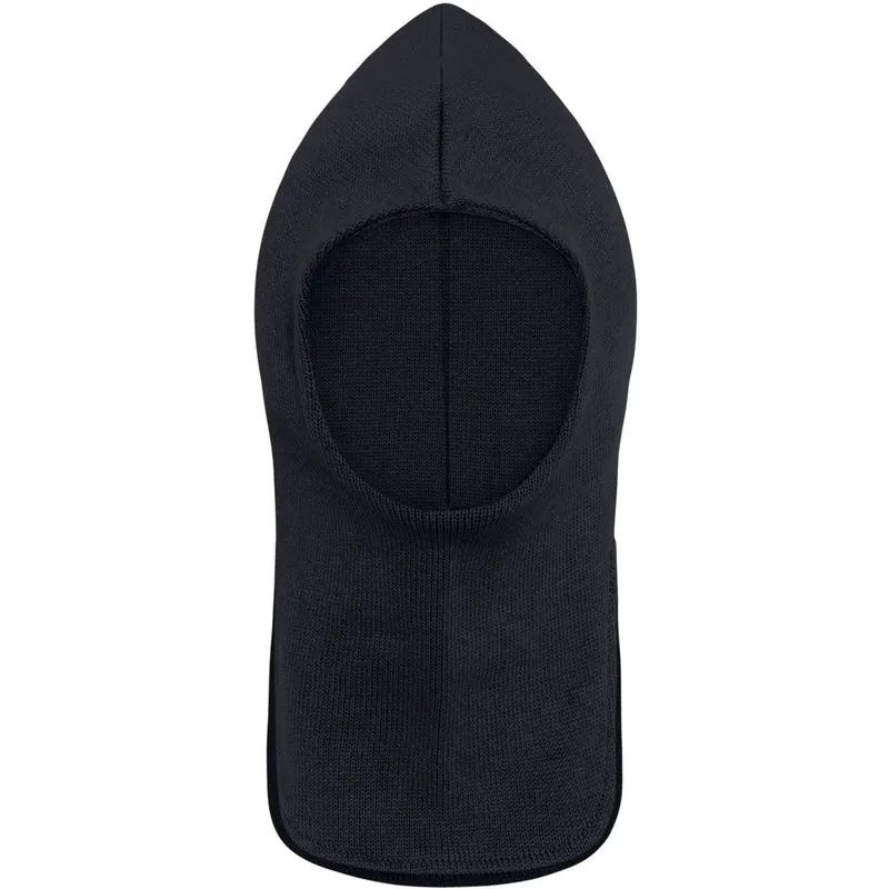 Huttelihut Dark Navy Elefantlue Ull Strikk Windstop