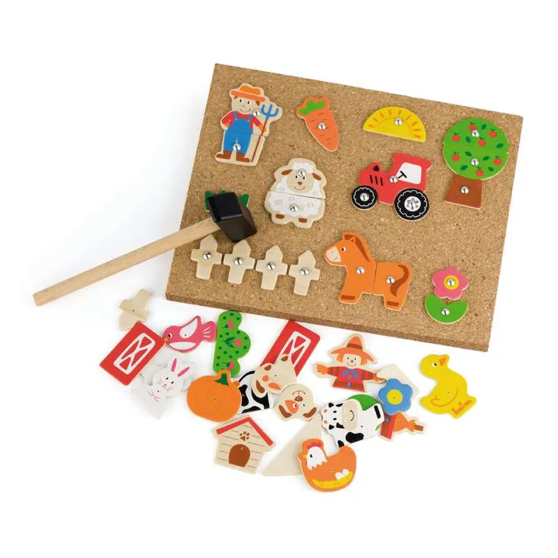 Kid'oh Hammer mosaic - Farm