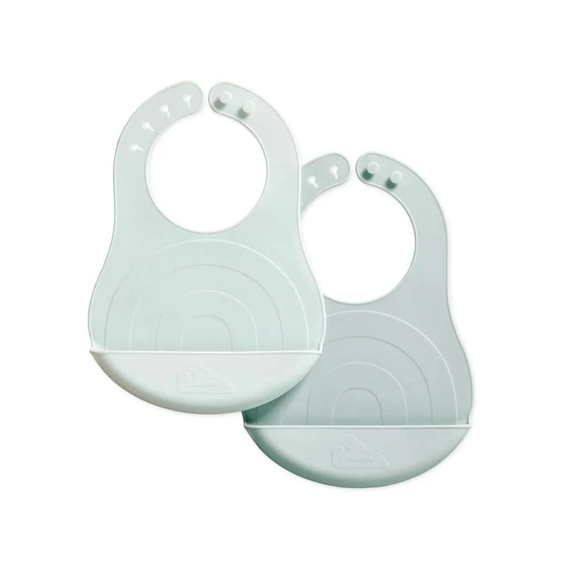 Cam Cam Copenhagen Bibs - Rainbow - 2-Pack - Blue Mix