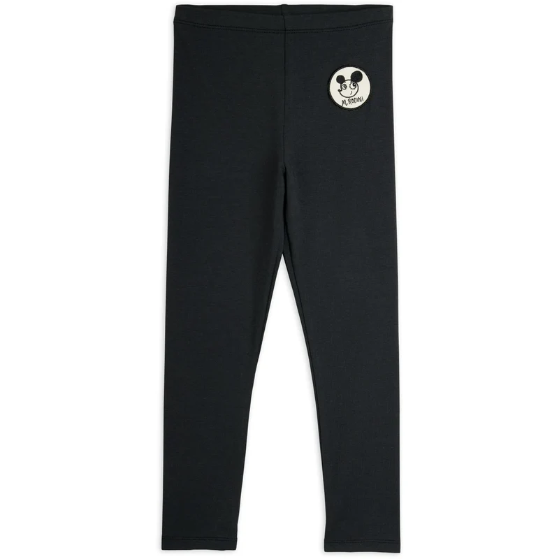 Mini Rodini Black Ritzratz Patch Leggings