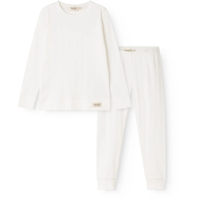 MarMar Modal Pointelle Gentle White Natttøy