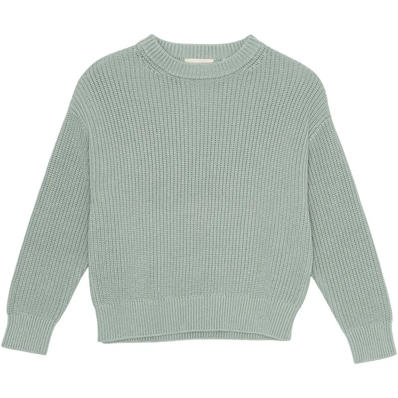 brunobruno nation Aqua Gray Sienna Sweater