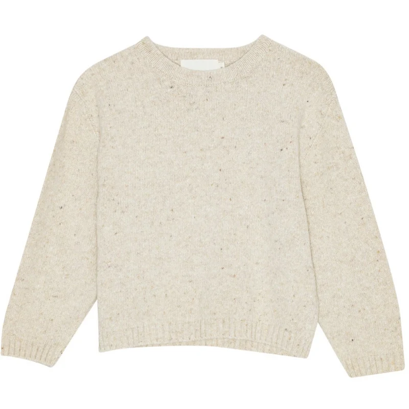 brunobruno nation Antique White Melange Jude Sweater