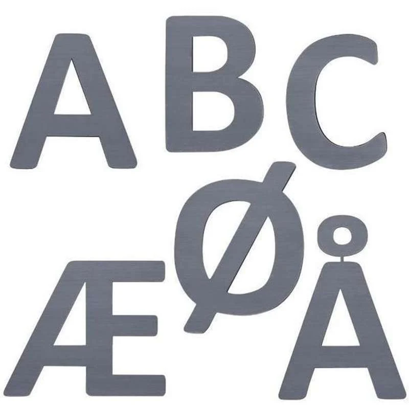 Sebra Letters - Grå