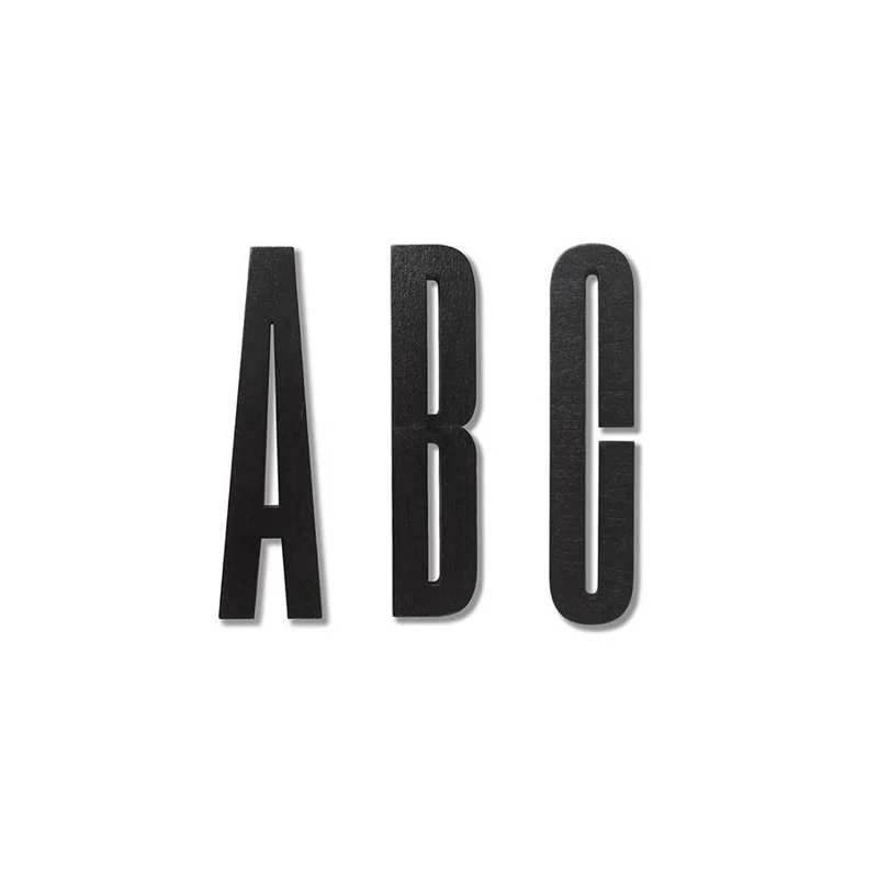 Design Letters Letters – black