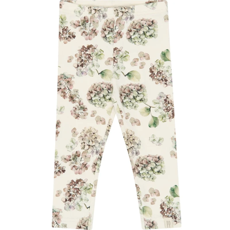 Petit Piao Eggnog Hydranger Aop Ppstar Leggings
