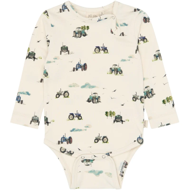 Petit Piao Eggnog Tractor Aop Ppstar L_S Body