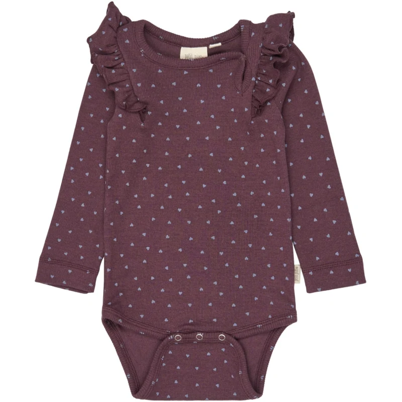 Petit Piao Huckleberry Heart Aop Ppsonja L_S Body