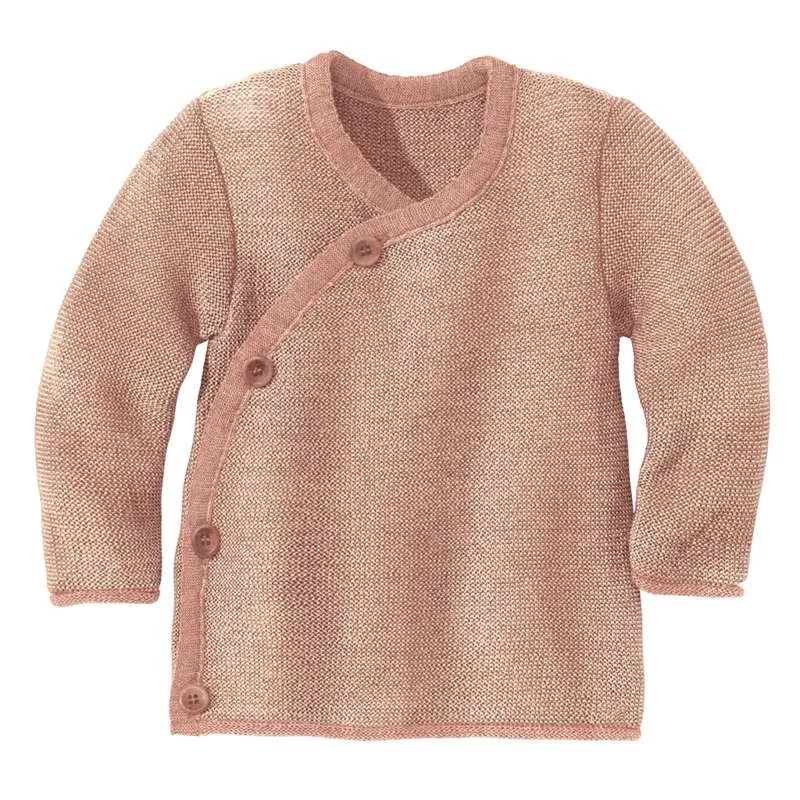 Disana Melange Jacket - Merino Wool - Rosa/Natural