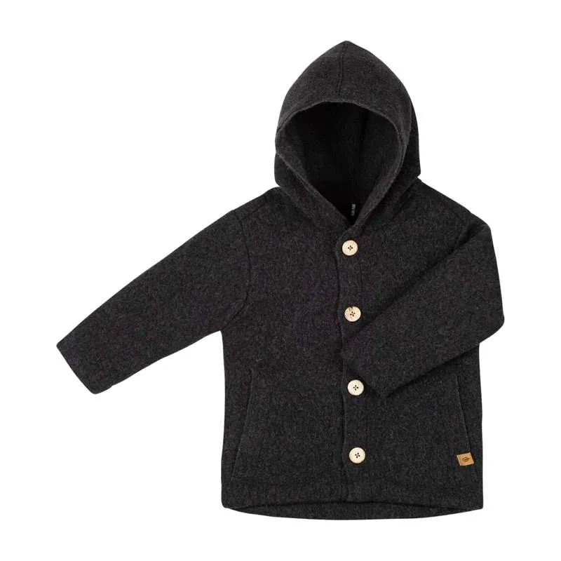 Pure Pure Kids Jacket - Recycled Wool - Anthracite