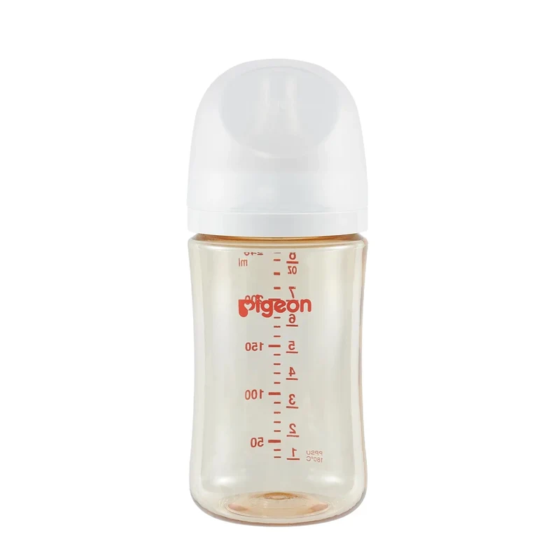 Pigeon PPSU Bottle 8oz (1-Pack) with M Nipple 3M+