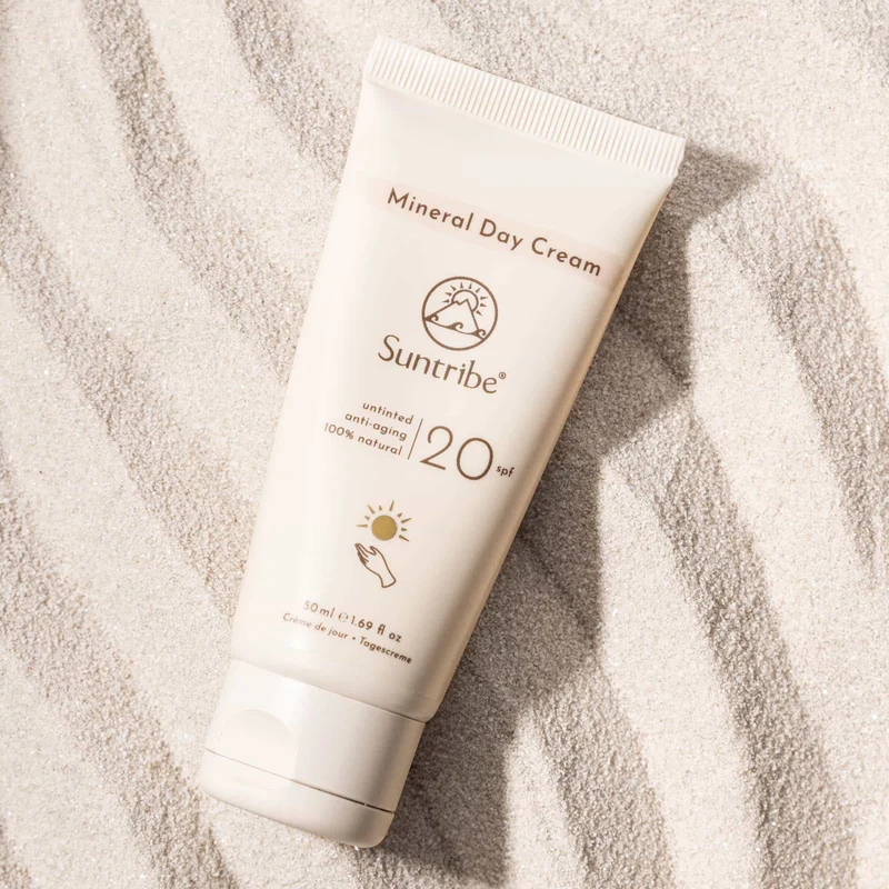 Suntribe Ekologisk Mineralbaserad Dagkräm SPF 20 Otonad (50 ml)
