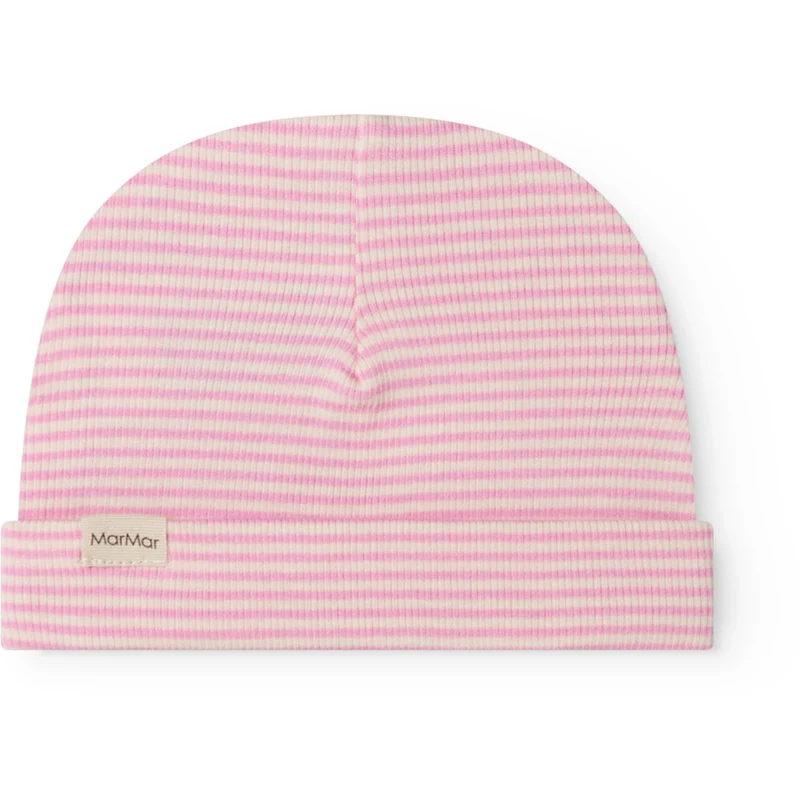 MarMar Newborn Modal Fine Rib Pink Stripe Aiko Lue