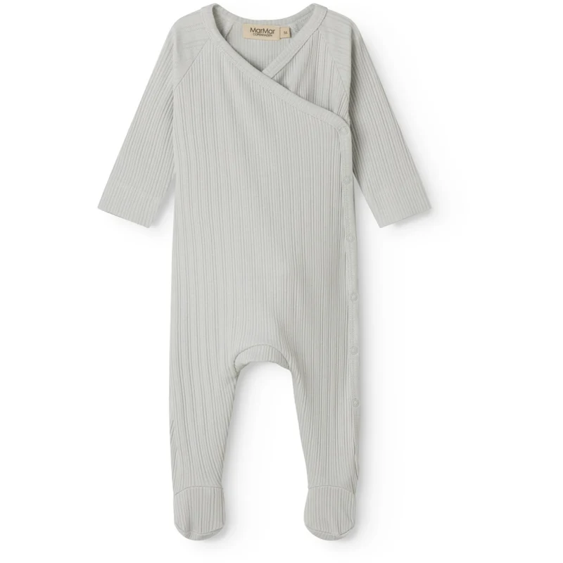 MarMar Newborn Modal Pointelle Rib Morning Dew Rubello Heldrakt