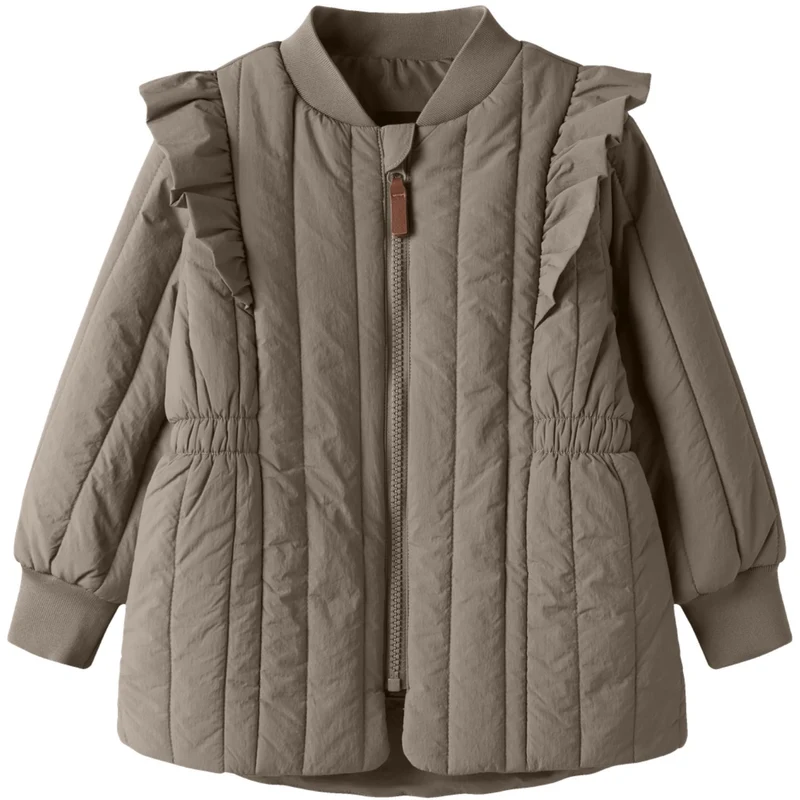 Name It Fossil Nmfmelody Quilt Jakke Tb