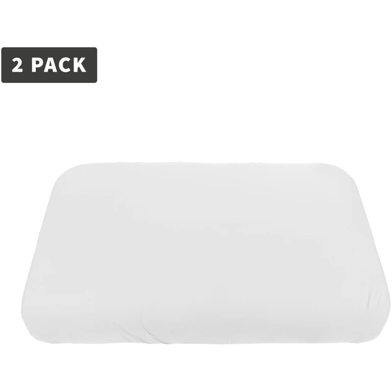Sebra White Jersey Ark 2-Pakning Baby