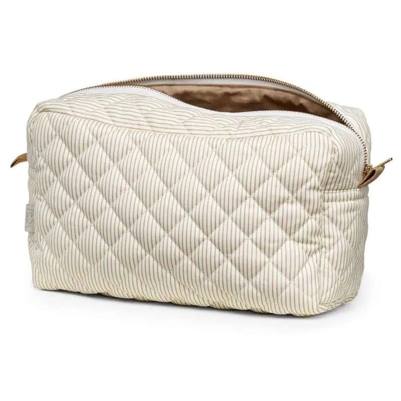 Cam Cam Copenhagen Toiletry bag - OCS - Classic Stripes Camel