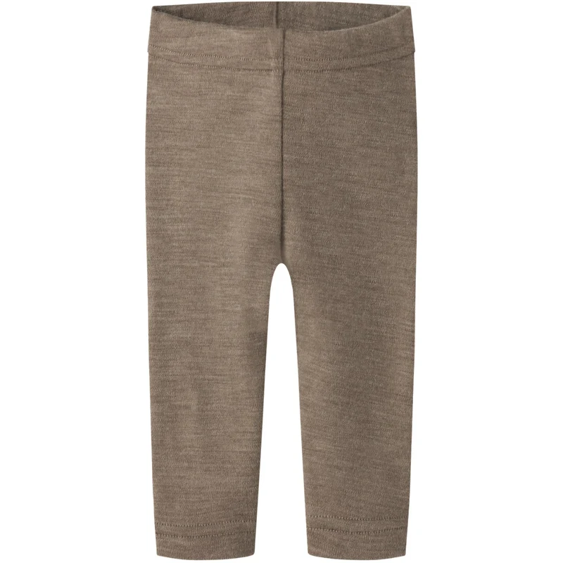 Lil'Atelier Sepia Tint Melange Nbnnester Ull Slim Leggings Lil