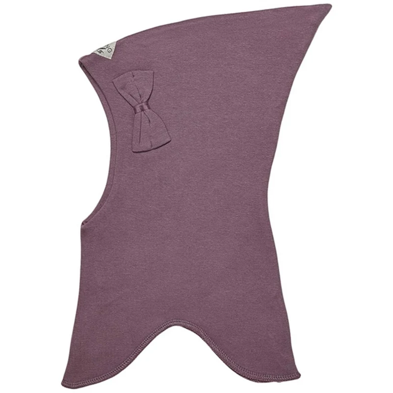 Racing Kids Top Elephant Hat Bow 2-lags Dusty Purple
