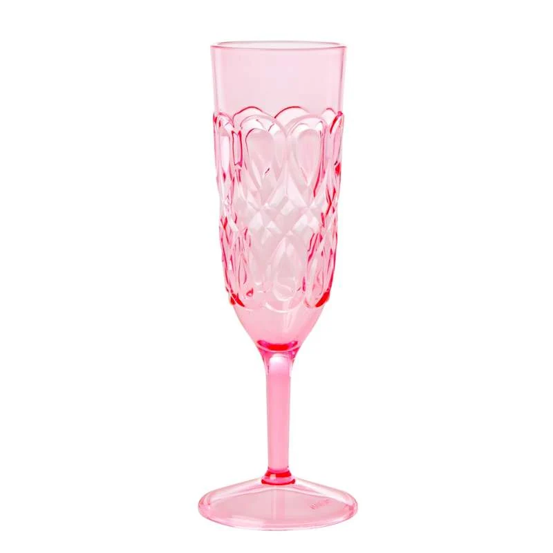 RICE Champagneglas i Akryl - Pink