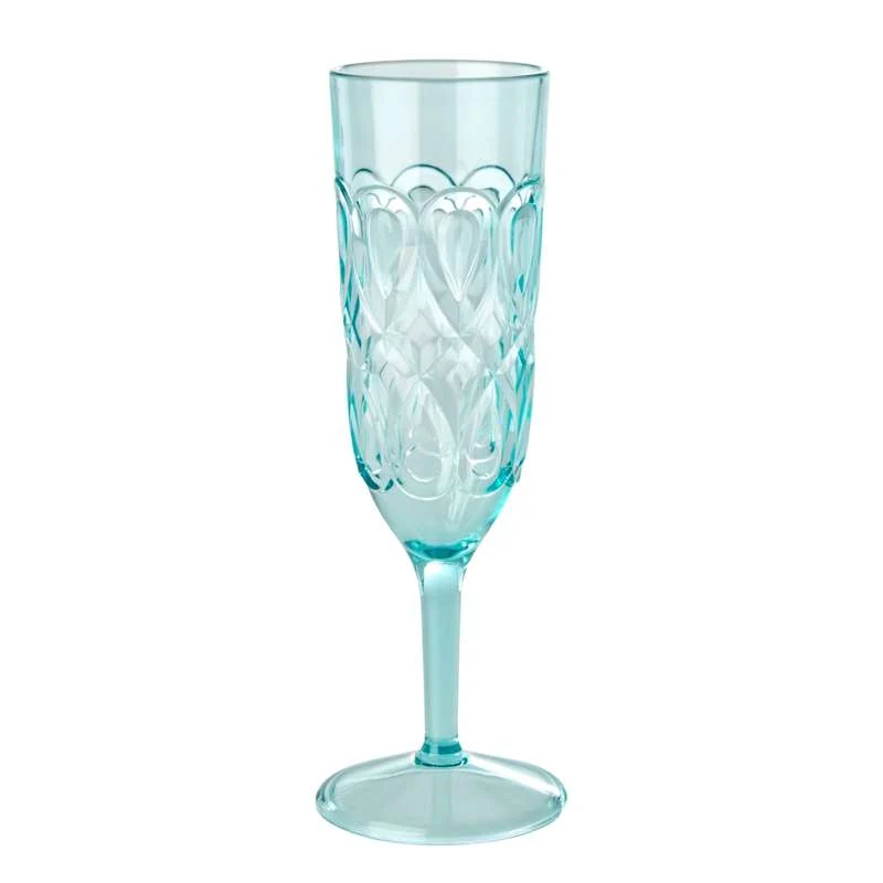RICE Acrylic Champagne Glass - Mint