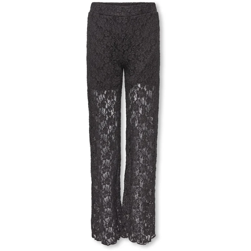 kids ONLY Black Coffee Kogleika Straight Lace Bukser Jrs