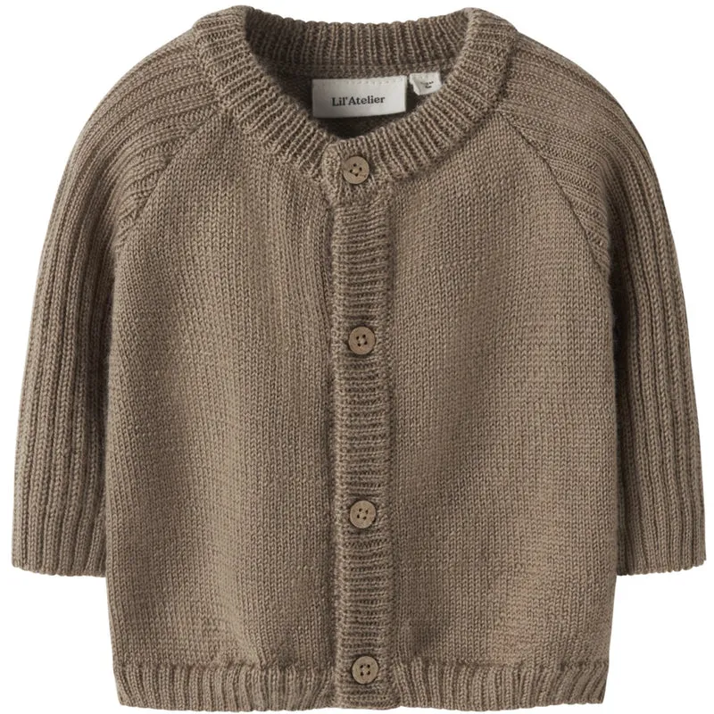 Lil'Atelier Sepia Tint Nbmnomo Noa Ull Ls Strikk Card Lil