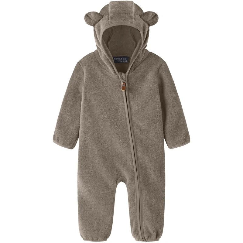 Name It Walnut Nbnmeeko Fleece Drakt Melange Noos