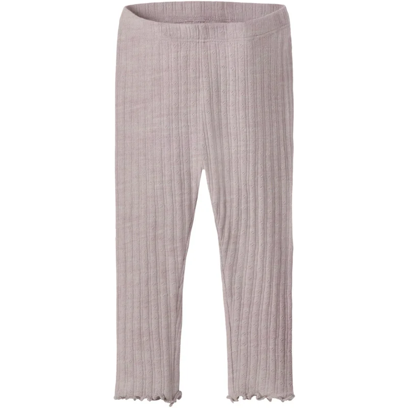 Name It Violet Ice Nbfwossa Wo/Si Rib Leggings