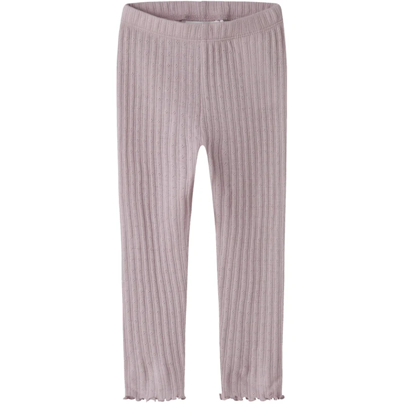 Name It Violet Ice Nmfwossa Wo/Si Rib Leggings